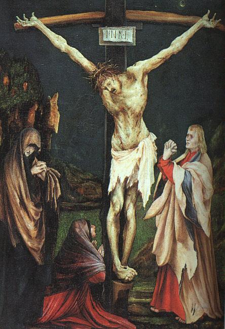  Matthias  Grunewald The Small Crucifixion oil painting picture